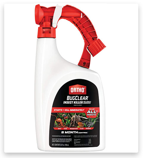 Ortho BugClear Insect Killer para Céspedes y Paisajes Spray para Hormigas