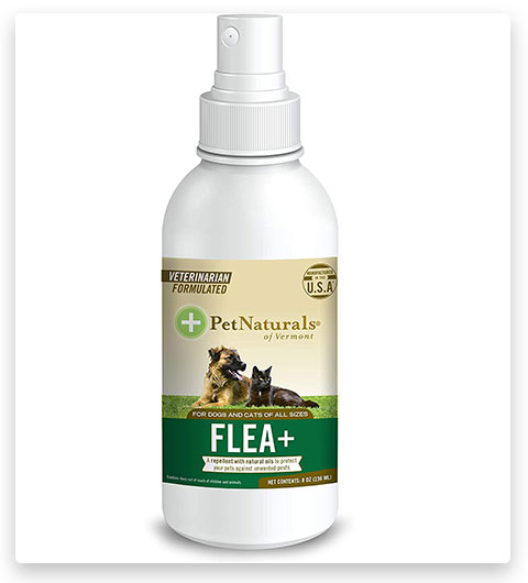 Pet Naturals of Vermont - Flea + Tick Repellent for Pets Spray