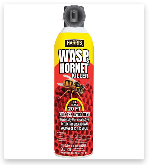 HARRIS Spray para matar avispas, avispones, avispas amarillas y abejas