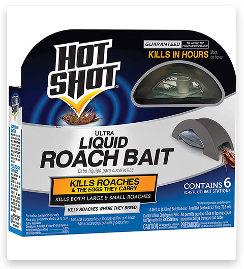 Hot Shot Ultra Liquid Roach & Kitchen Ant Killer Bait with Quick Kill Formula
