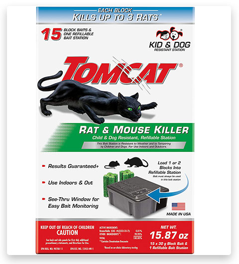 Stazione esca ricaricabile Tomcat Rat & Mouse Killer