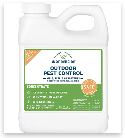 Wondercide - EcoTreat Outdoor Pest Control Flea And Tick Yard Spray Concentrate