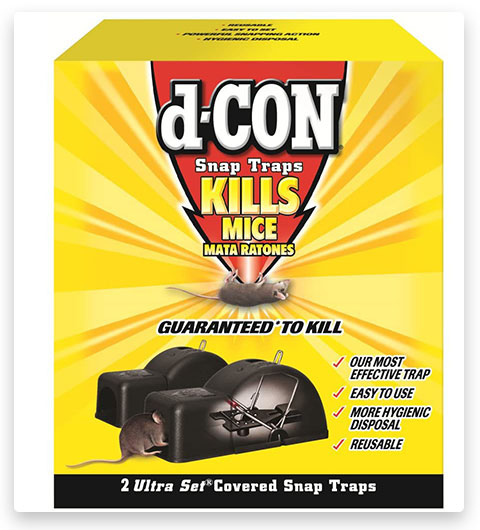d-CON Reusable Ultra Set Covered Mouse Snap Trap