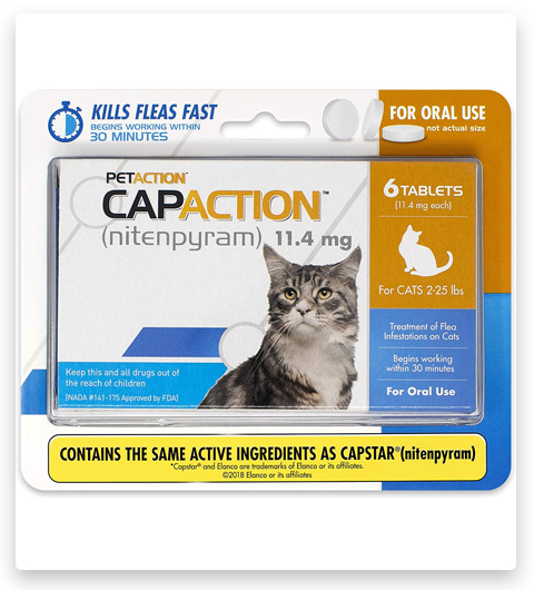 CapAction Trattamento orale delle pulci per gatti