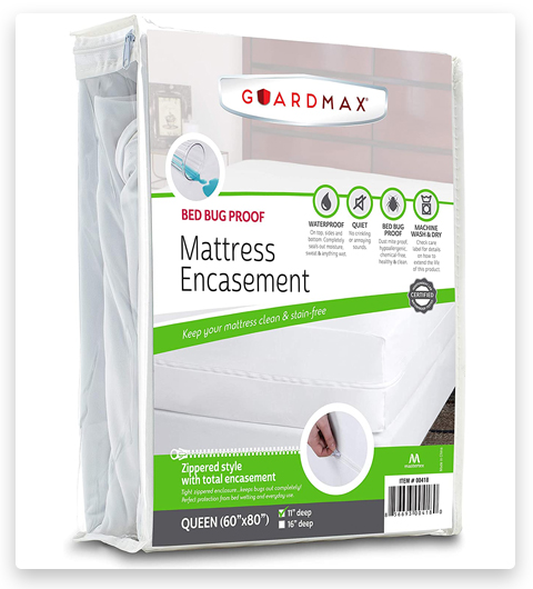 Guardmax Queen Mattress Protector Cover Zippered
