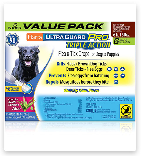 Hartz UltraGuard Prevención tópica de pulgas y garrapatas para cachorros, perros, gatitos y gatos