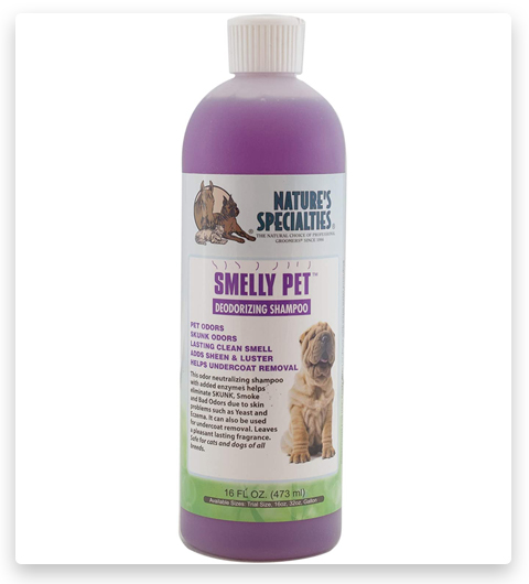Nature's Specialties Smelly Pet Shampoo Rimuovi puzzola per cani