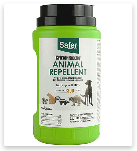Safer 5929 Marchio Critter Ridder Repellente per animali