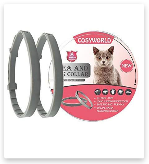 COSYWORLD Collare antipulci e antizecche per gatti