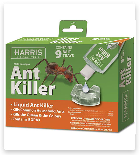 HARRIS Ant Trap Killer, 3oz Liquid Borax Value Pack