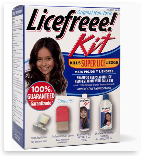 Licefreee Kit All-In-One Trattamento completo per uccidere i pidocchi