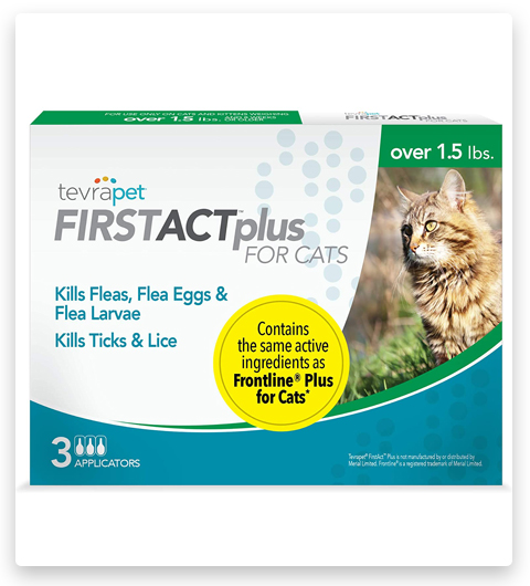 TevraPet FirstAct Plus Flea Treatment for Cats