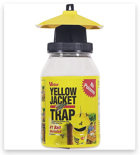 Victor Giftfreie, wiederverwendbare Falle für gelbe Jacken und fliegende Insekten, Tischlerbienen