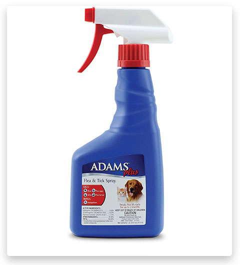 Adams Plus Spray antipulci e antizecche per cani e gatti