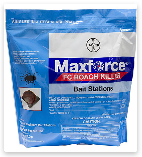 Bayer Maxforce FC Roach Baits Stations Killer Insecticide