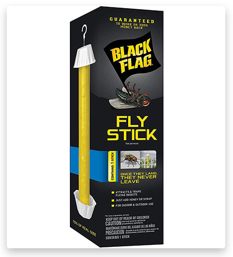 Black Flag Stick, Trap, Houseflies and Flying Insects