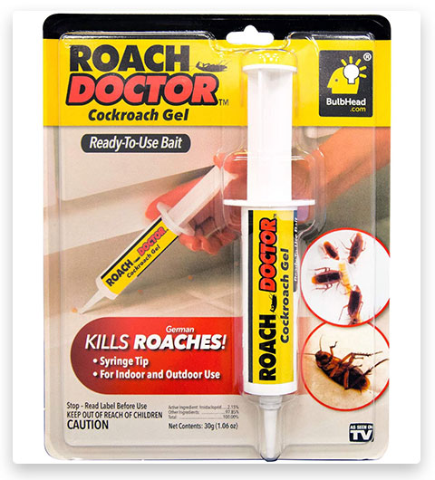 BulbHead Original Roach Bait Doctor Cockroach Gel listo para usar