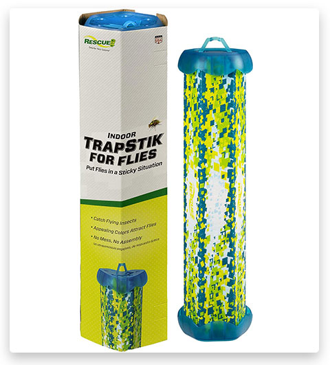 RESCUE! TrapStik for Flies – Indoor Hanging Fly Trap