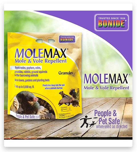 Bonide - Repellente per animali da tana per talpe e arvicole Molemax