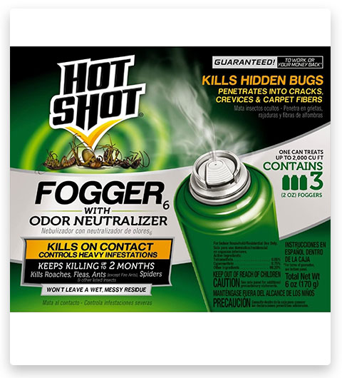 Hot Shot Indoor Fogger With Odor Neutralizer