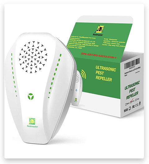 Neatmaster Ultrasonic Pest Repeller Electronic Plug in Indoor Pest Repellent