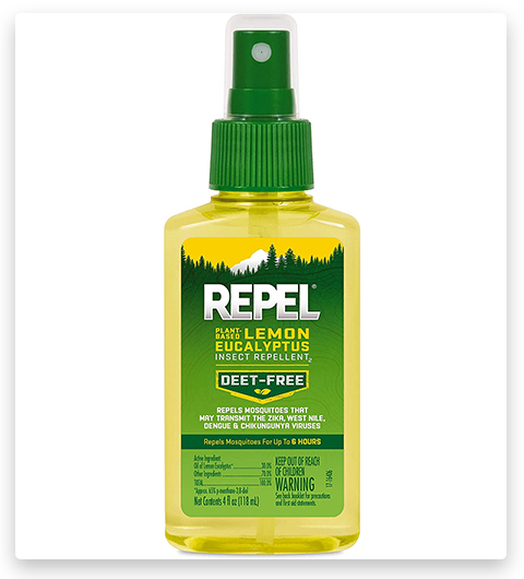 REPEL - Répulsif pour insectes à base de plantes, d'eucalyptus et de citron
