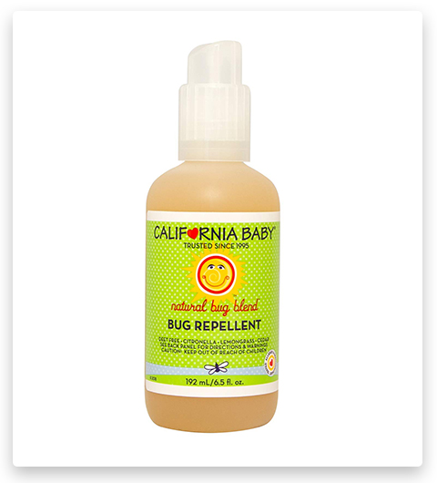 Spray anti-moustiques naturel à base de plantes de California Baby