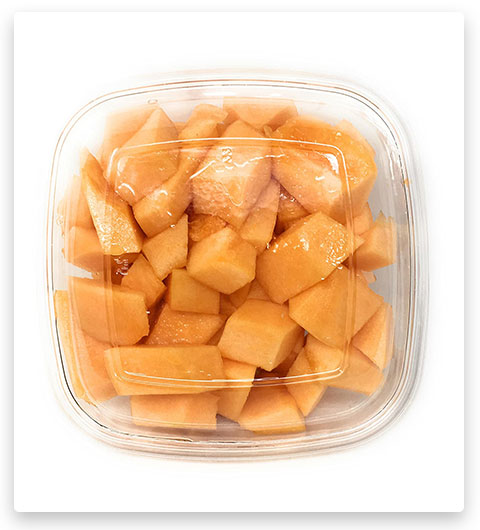 Cantalupo convencional en cubos