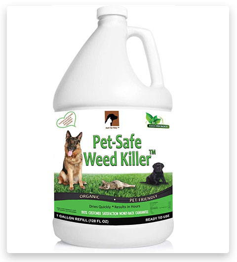 Just For Pets Spray herbicida apto para mascotas y seguro para mascotas