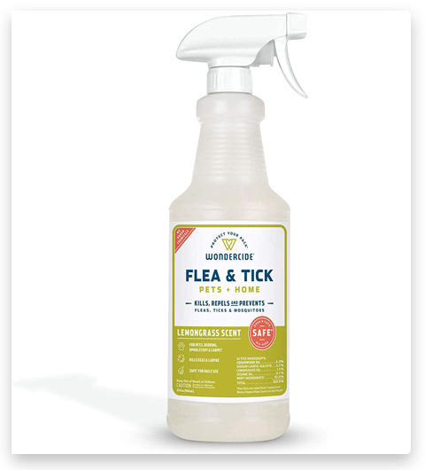 Wondercide - Spray contre les puces, les tiques et les moustiques pour les chiens, les chats et la maison