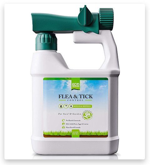 Eco Defense Spray per pulci, zecche e zanzare per cortile e perimetro