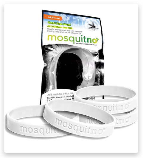 MosquitNo Natural Waterproof Mosquito Repellent Wristbands