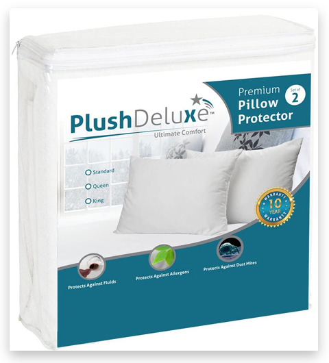 PlushDeluxe King Pillow Protector Covers