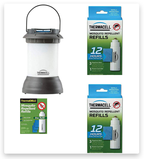 Lanterne anti-moustiques Thermacell et pack de recharges
