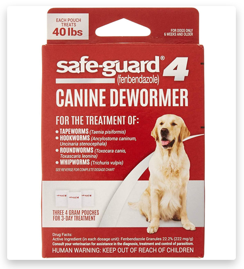 Excel 8in1 Safe-Guard Desparasitador canino para perros grandes