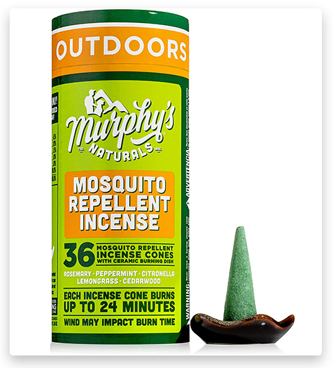 Conos de incienso repelente de mosquitos Murphy's Naturals