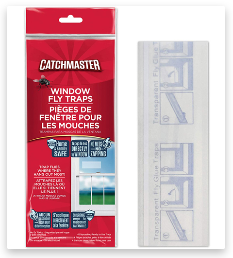 Catchmaster Bug & Fly Clear Trampas para moscas de ventana 