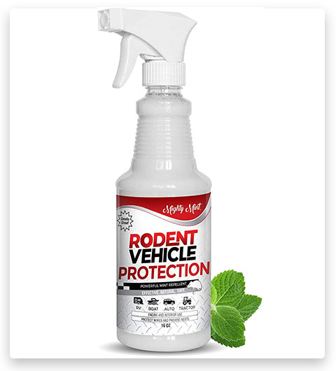 Mighty Mint Rodent Repellent Spray for Vehicle Engines