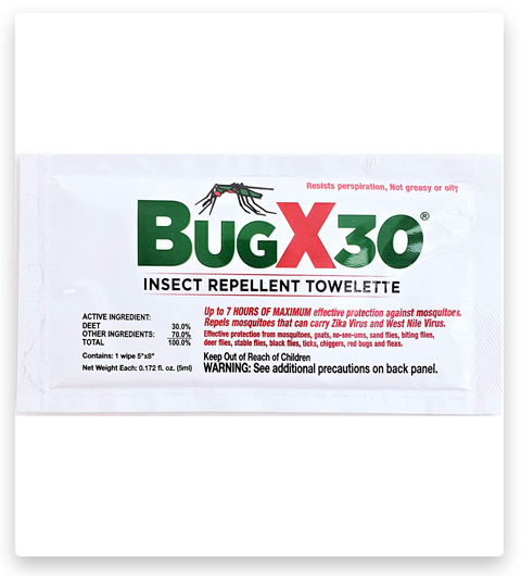 Bugx Insect Repellent Towelettes 