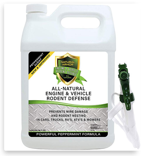 Spray de protection des moteurs et des véhicules contre les souris et les rongeurs.
