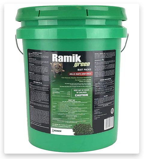 Neogen Rodenticide Ramik Green Rat and Mouse Bait