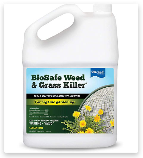 BioSafe Systems - Destructeur de mauvaises herbes et de gazon