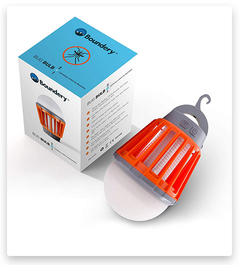 Bug Bulb 2 en 1 - Lanterne de camping et chasse-moustiques électrique