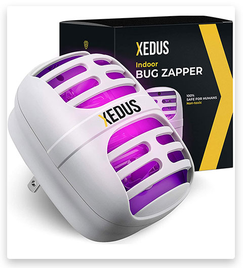 XEDUS Bug Zapper Indoor Plug-in - Lámpara antimosquitos