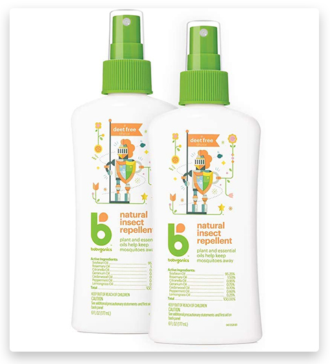 Spray naturale per insetti Babyganics