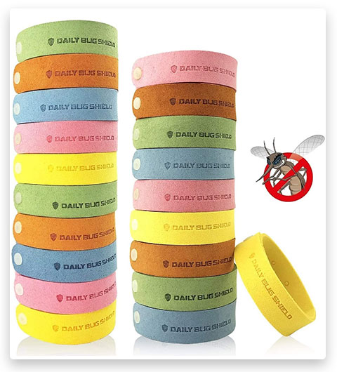 Bracelet anti-moustiques 20 packs DEET