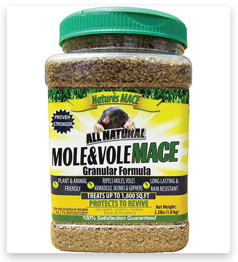 Nature's Mace Mole and Vole Repellent Granular Shaker