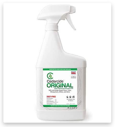 Cedarcide Original (Quart) Répulsif à insectes à base d'huile de cèdre naturel