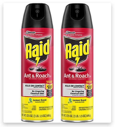 Raid Ant & Roach Killer al profumo di limone