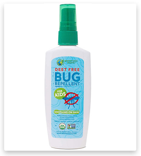 Spray anti-moustiques biologique pour enfants de Greenerways